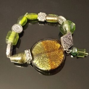 Gem Stone Beaded Bracelt